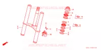 VOOR VORK voor Honda CHALY 50 1992