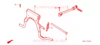 HOOFD STANDAARD/ KICKSTARTER ARM voor Honda 50 SUPER DIO BLACK 1996
