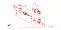 STARTEN MOTOR voor Honda 50 SUPER DIO BLACK 1996