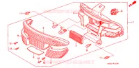 ACHTERSPATBORD  voor Honda 50 DIO NEW YEAR SPECIAL 1992