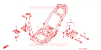 FRAME CHASSIS voor Honda 50 DIO NEW YEAR SPECIAL 1992