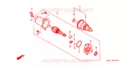 STARTEN MOTOR voor Honda 50 SUPER DIO SR front disk 1992