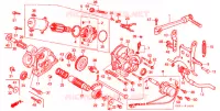 HOOFD STANDAARD/REMPEDAAL/STARTMOTOR voor Honda TACT 50 SPECIAL 1989