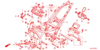 FRAME CHASSIS voor Honda NC 700 X LOWER 2013