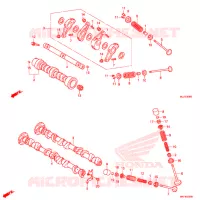 NOKKENAS/KLEP voor Honda NC 700 X LOWER 2013