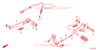 PEDAAL/OPSTAP voor Honda NC 700 X LOWER 2013