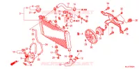 RADIATOR voor Honda NC 700 X LOWER 2013