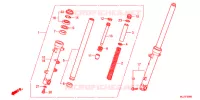 VOOR VORK voor Honda NC 700 X LOWER 2013