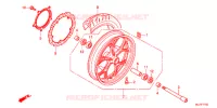 VOOR WIEL voor Honda NC 700 X LOWER 2013