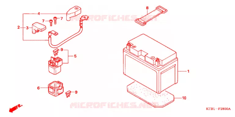 GEREEDSCHAP/ACCUVAK Honda MOTO 250 other-models 2005  PS2505