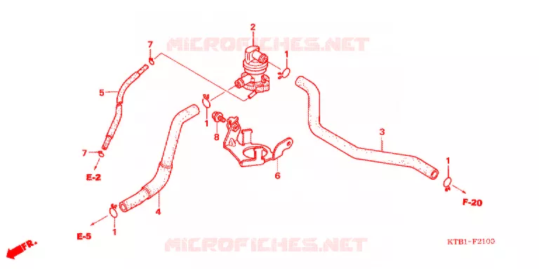 LUCHT INJECTIE BEDIENING KLEP Honda MOTO 250 other-models 2005  PS2505