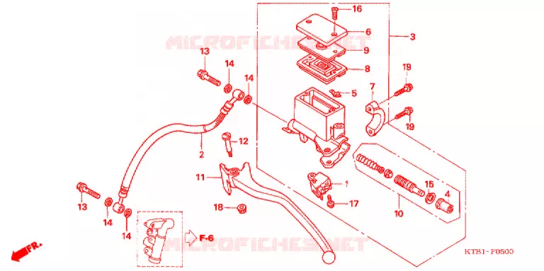 REMPOMP ACHTER Honda MOTO 250 other-models 2005  PS2505
