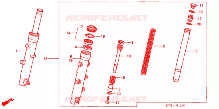 VOOR VORK Honda MOTO 250 other-models 2005  PS2505