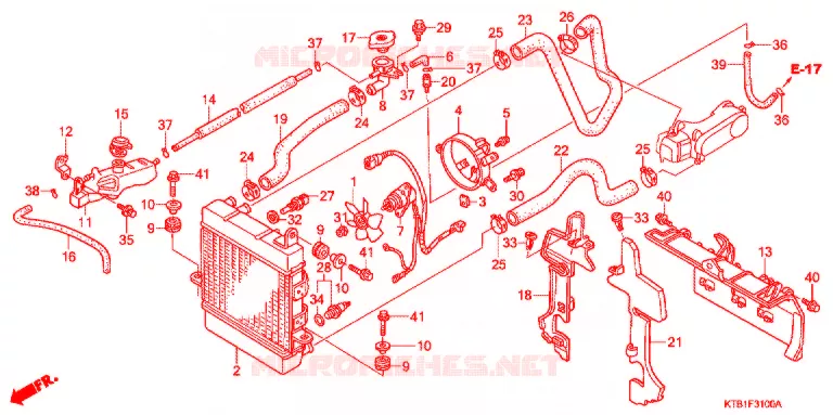 RADIATOR Honda MOTO 250 other-models 2006  PS2506