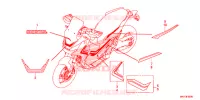 EMBLEEM/STREEP voor Honda X ADV 750 L 2019