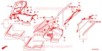V. KAP/ZIJKANT KAP/WINDSCHERM voor Honda X ADV 750 2019