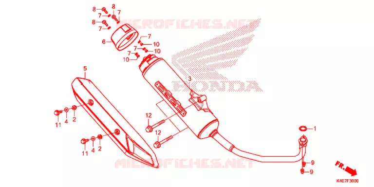 UITLAATDEMPER Honda SCOOTER 125 FORZA 2018  NSS125ADK