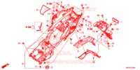 ACHTER STROOMLIJNKAP voor Honda CB 500 F ABS 2019