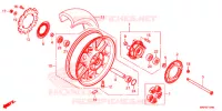 ACHTER WIEL voor Honda CB 500 F ABS 2019