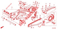 ZWAAI ARM/KETTINGKAST voor Honda CB 1000 R ABS 2020