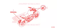 EMBLEEM/STREEP voor Honda CB 1000 R ABS 2019
