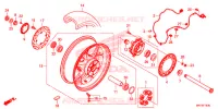 ACHTER WIEL voor Honda CBR 1000 ABS 2019