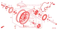 ACHTER WIEL voor Honda CBR 1000 RR ABS 2019