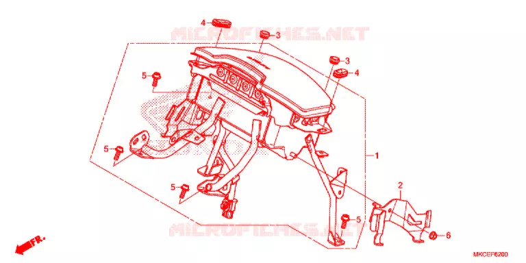 AIRBAG MODULE Honda MOTO 1800 GOLD-WING 2019  GL1800DAK