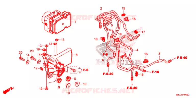 ABS MODULATOR Honda MOTO 1800 GOLD-WING 2019  GL1800DAK