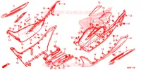 ZIJDE ROK/MIDDEN AFDEKKING voor Honda PCX 125 2019