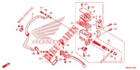 ACHTER REM HOOFD CILINDER voor Honda X ADV 750 2020