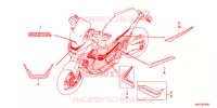 EMBLEEM/STREEP voor Honda X ADV 750 2FO 2019