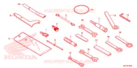 GEREEDSCHAP/ACCUVAK voor Honda X ADV 750 2FO 2019