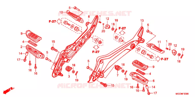 OPSTAP Honda MOTO 1100 CB 2020  CB1100NADK