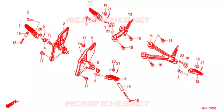 OPSTAP Honda MOTO 650 CB 2019  CB650RAK