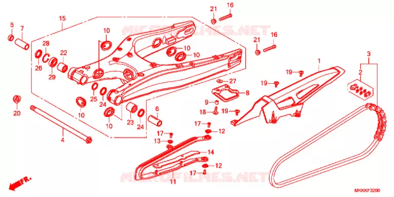 ZWAAI-ARM Honda MOTO 1000 AFRICA-TWIN 2019  CRF1000DK