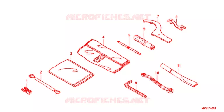 GEREEDSCHAP Honda MOTO 800 VFR 2022  VFR800FK