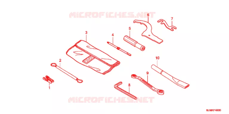 GEREEDSCHAP Honda MOTO 800 CROSSRUNNER 2021  VFR800XK
