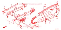 ZWAAI ARM/KETTINGKAST voor Honda CROSS CUB 110 KUMAMONくまモン 2020