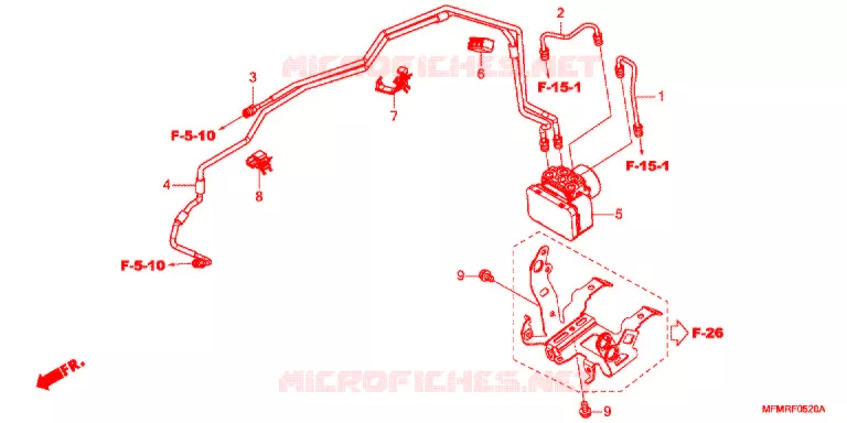 ABS MODULATOR Honda MOTO 400 CB 2019  CB400SADK