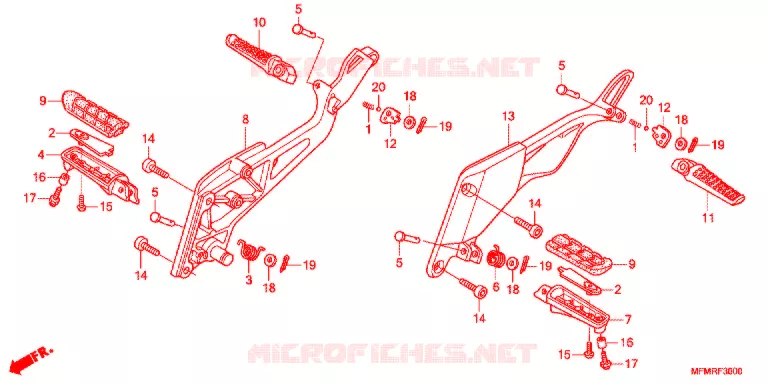 OPSTAP Honda MOTO 400 CB 2023  CB400SADK