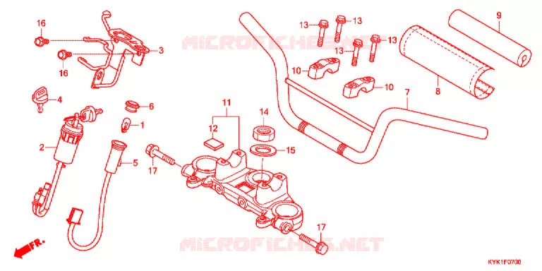 HENDEL PIJP/BOVENSTE BRUG Honda MOTO 110 CRF 2021  CRF110FK
