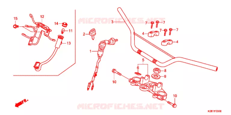 HENDEL PIJP Honda MOTO 125 CRF 2019  CRF125FBK
