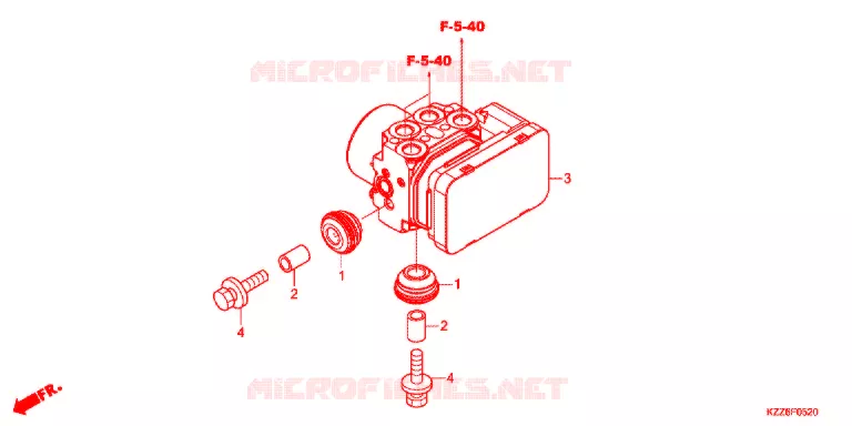 ABS MODULATOR Honda MOTO 250 CRF 2019  CRF250RLAK