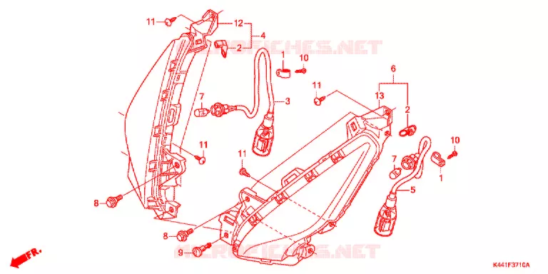 VOOR KNIPPERLICHT Honda SCOOTER 110 DIO 2020  NSC110CBFK