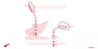 SPIEGEL voor Honda CB 250 TWISTER ABS 2019