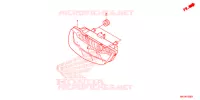 ACHTERLICHT voor Honda FOURTRAX 420 RANCHER 4X4 AT IRS EPS ESP 2020
