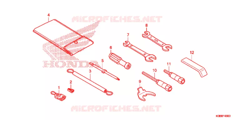 GEREEDSCHAP Honda SCOOTER 300 FORZA 2019  NSS300AL