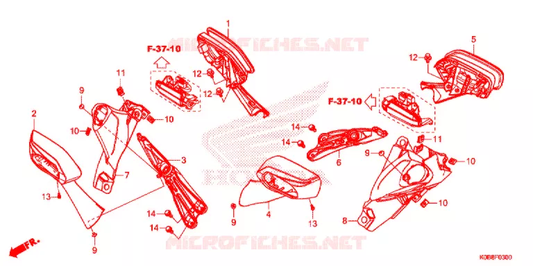 SPIEGEL Honda SCOOTER 300 FORZA 2020  NSS300AL