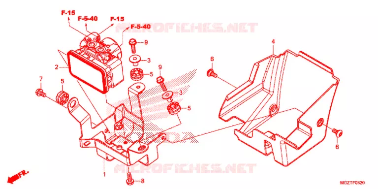 ABS MODULATOR Honda MOTO 500 CB 2015  CB500FAF